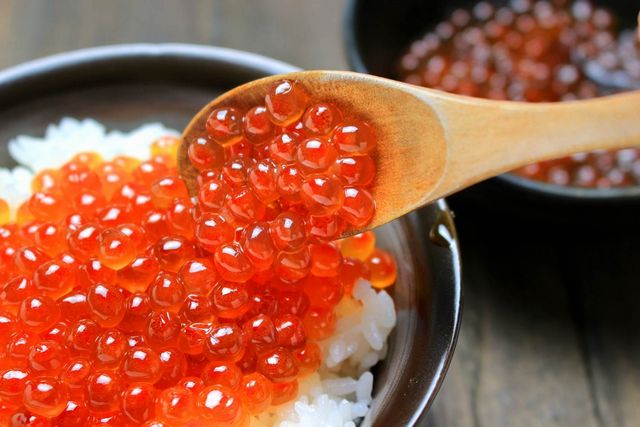 北海道のいくら丼